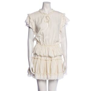 Misa Los Angeles Charming Cream Dress